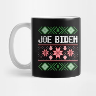 joe biden ugly christmas sweater Mug